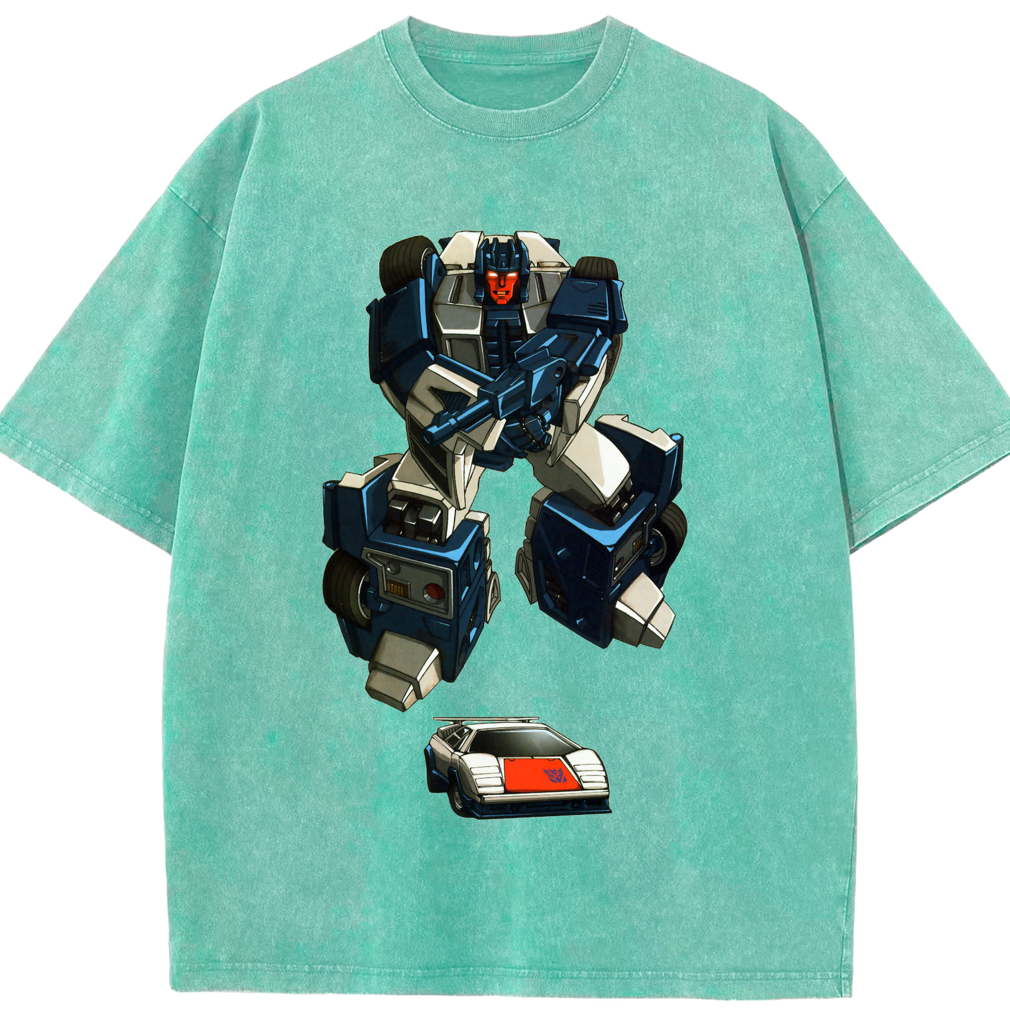 （画像用）  綿100% ヴィンテージ風 半袖Tシャツ（フロントプリント）